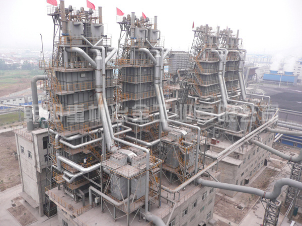 韓城三立爐料有限公司勉縣分公司4×400M3/d豎窯活性石灰生產(chǎn)線